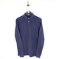 Mens RALPH LAUREN Polo Shirt Navy Blue | Small