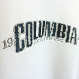 COLUMBIA 00s Sweatshirt White | XL