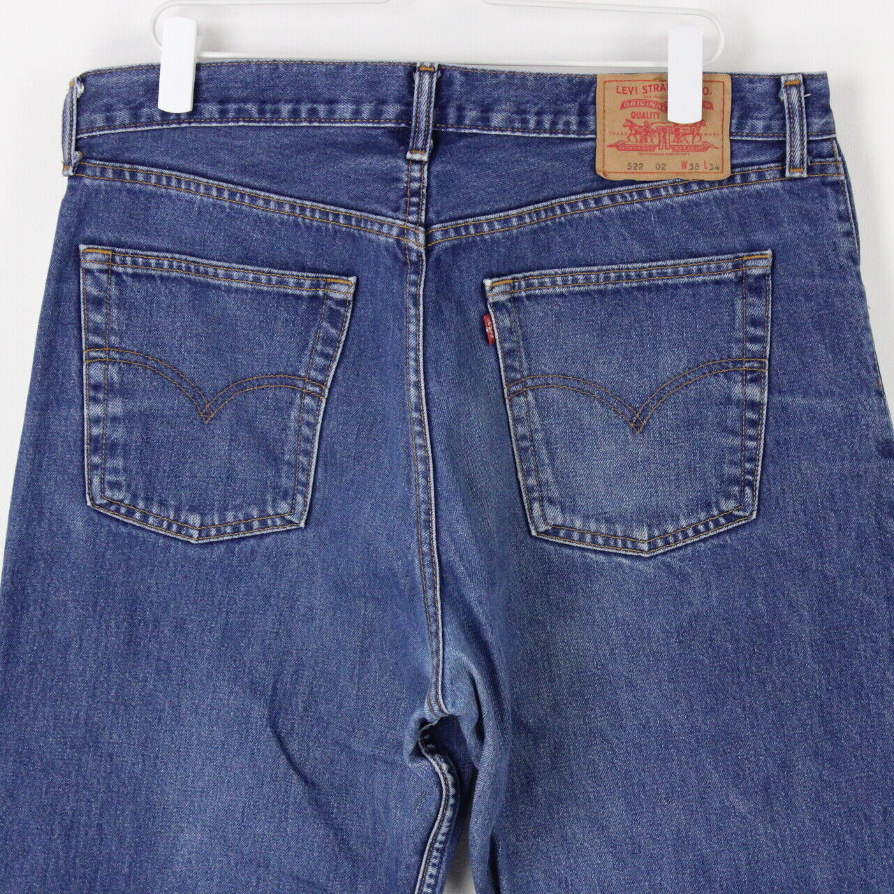 Mens LEVIS 522 Jeans Mid Blue | W38 L34