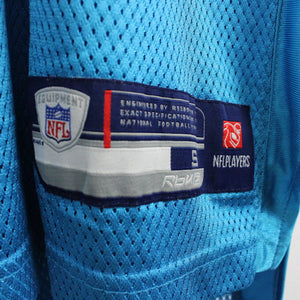 NFL REEBOK Carolina PANTHERS Jersey Blue | Small