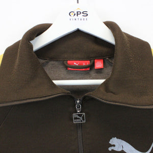 PUMA 00s Zip Sweatshirt Brown | Small