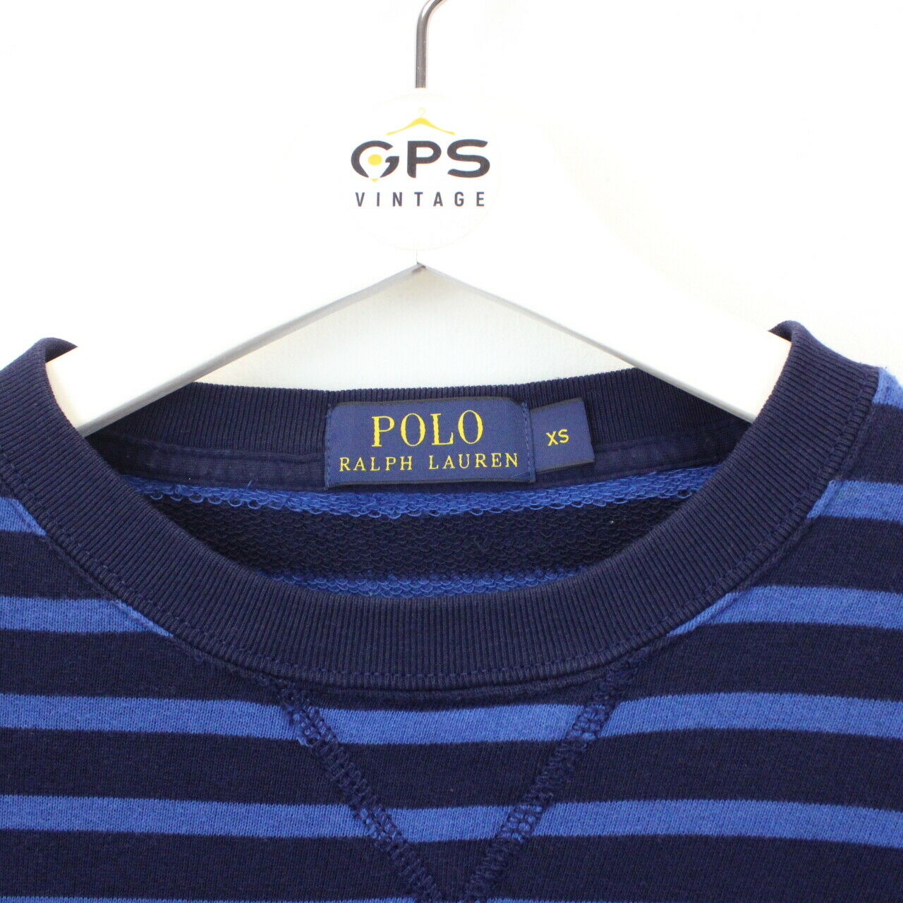 Womens RALPH LAUREN Knit Sweatshirt Blue | XS
