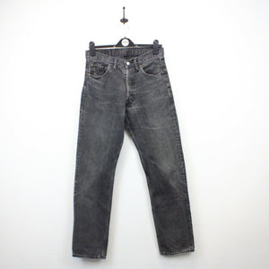 Womens LEVIS 501 Jeans Grey Charcoal | W30 L34