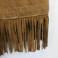 Womens Suede Western Vest Brown | XS