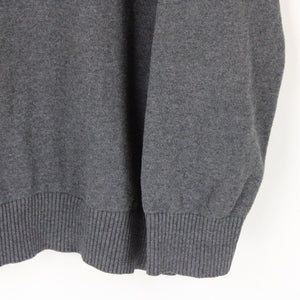 TOMMY HILFIGER 1/4 Zip Sweatshirt Grey | XXL