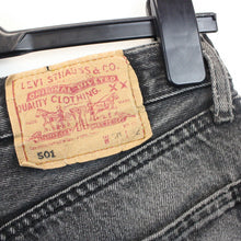 Load image into Gallery viewer, Womens LEVIS 501 Shorts Grey Charcoal | W28
