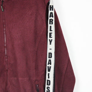 Womens Vintage HARLEY DAVIDSON Fleece Red | XL
