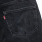 LEVIS 501 Jeans Black Charcoal | W36 L30