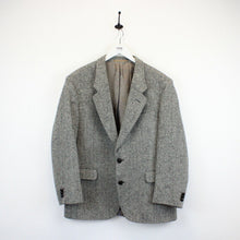 Load image into Gallery viewer, Vintage HARRIS TWEED Blazer Grey | Medium
