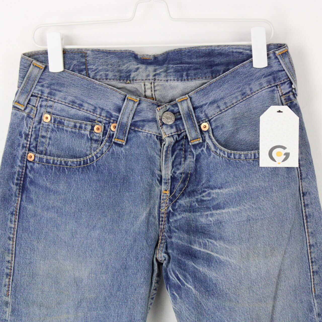 Mens LEVIS 907 Jeans Mid Blue | W29 L32