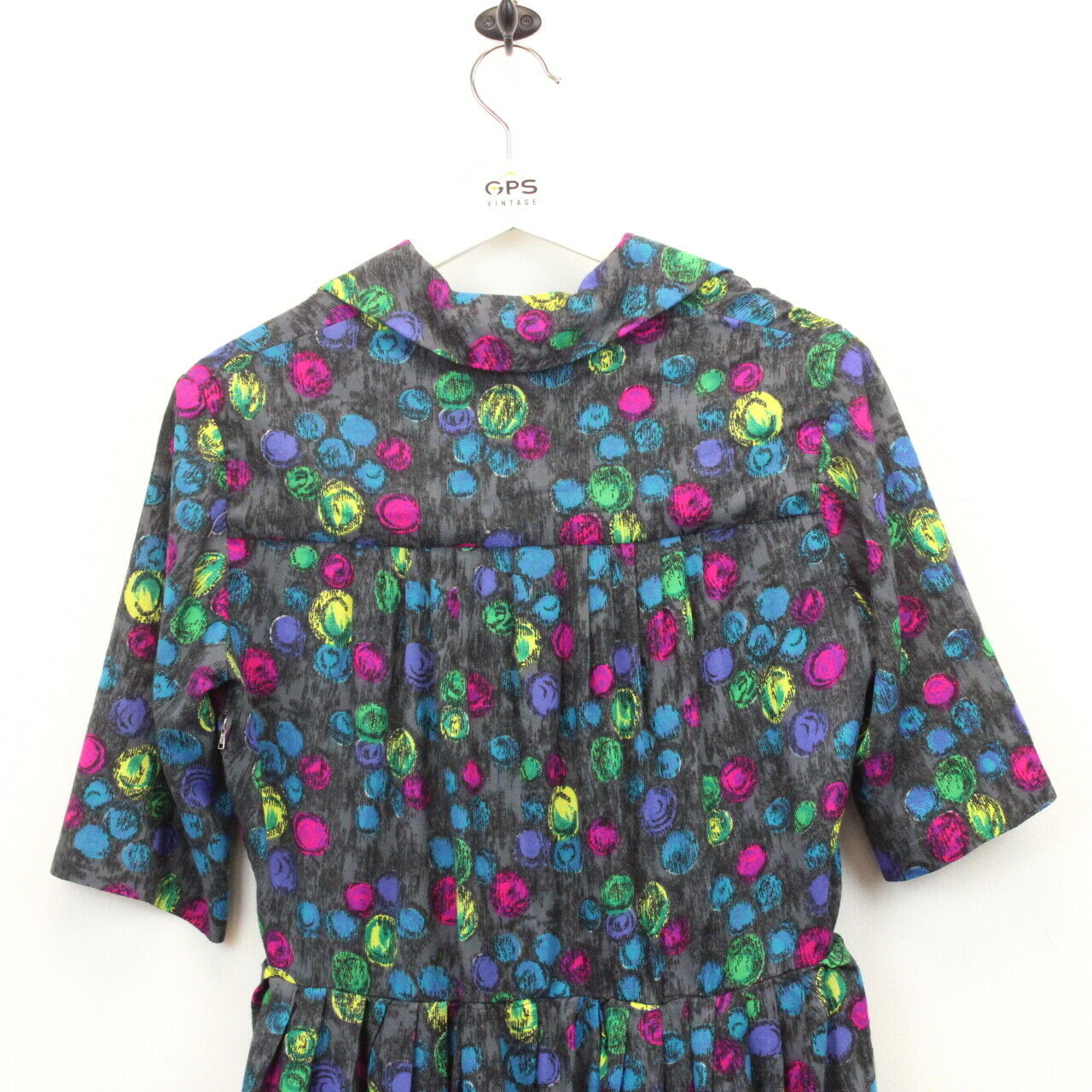 Womens 70s Dress Multicolour | Small