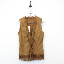 Load image into Gallery viewer, Womens Suede Western Vest Brown | XS
