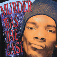 Load image into Gallery viewer, SNOOP DOGG 1995 T-Shirt Murder Was The Case Black | XL

