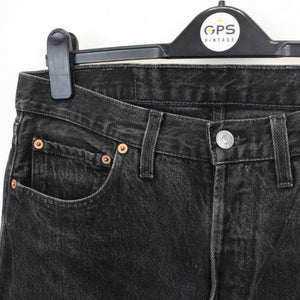 LEVIS 501 Jeans Black Charcoal | W33 L34