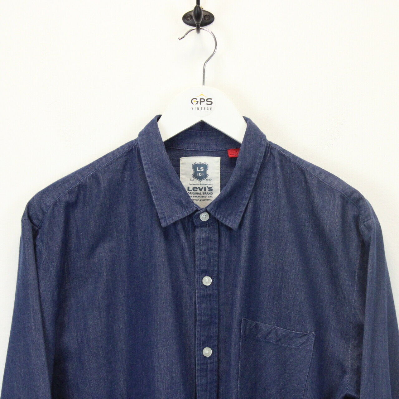 LEVIS Shirt Dark Blue | Medium