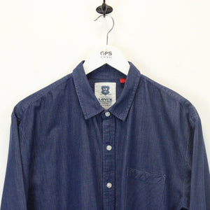 LEVIS Shirt Dark Blue | Medium