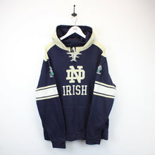 Load image into Gallery viewer, NCAA NOTRE DAME Fighting Irish Hoodie Navy Blue | Large
