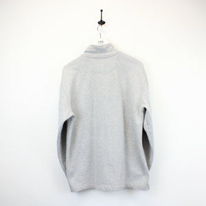 CARHARTT 1/4 Zip Sweatshirt Grey | Medium