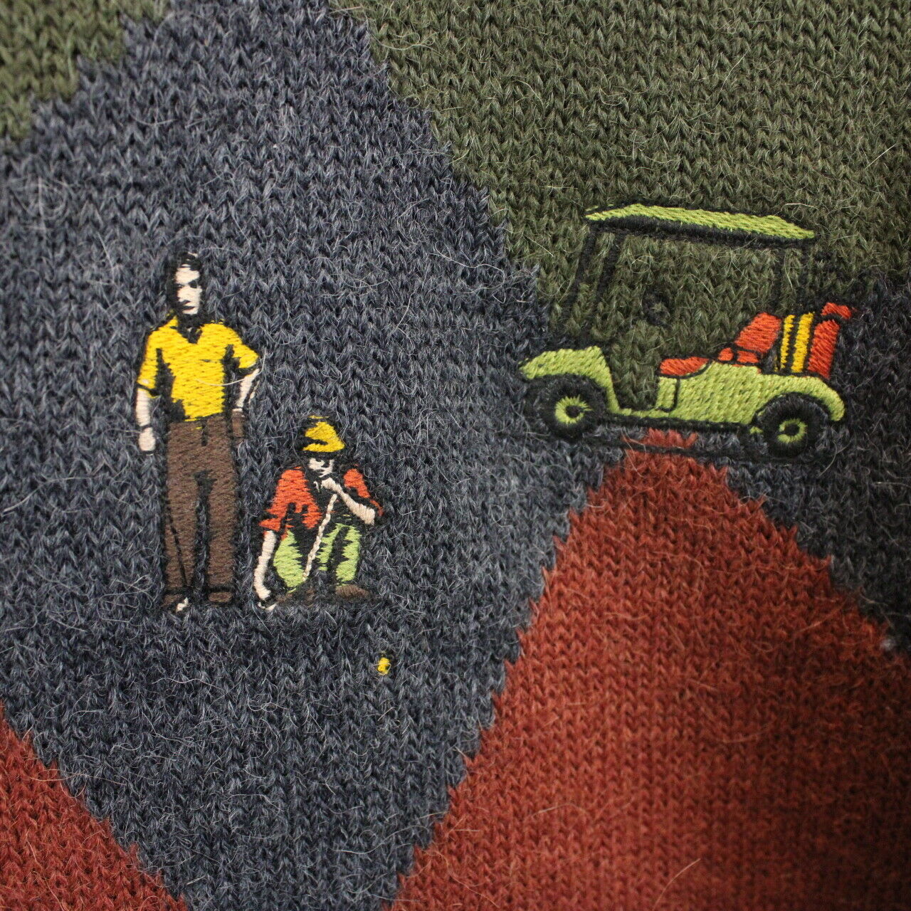 CHEMISE LACOSTE 90s Knit Sweatshirt | Large