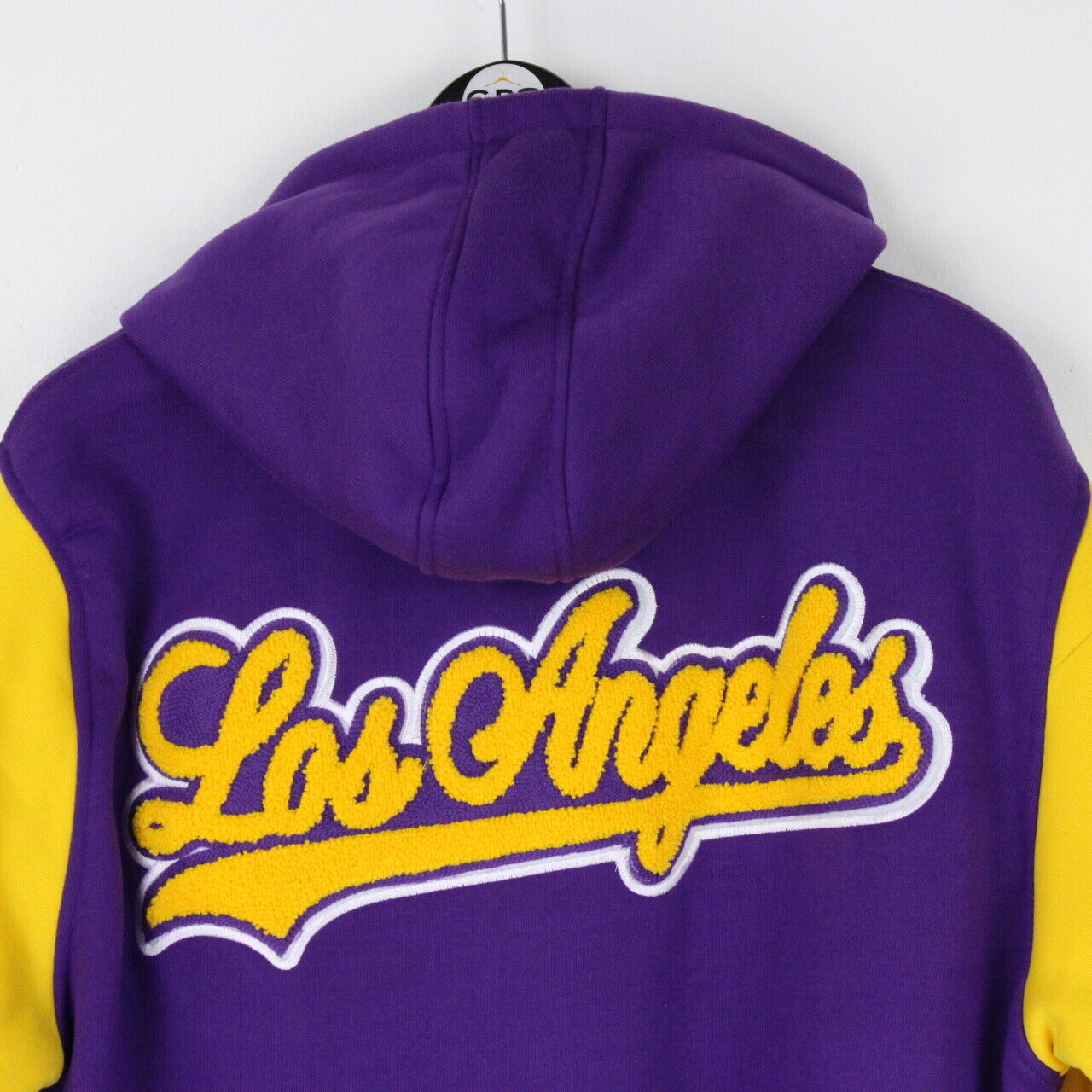 Mens LOS ANGELES Varsity Hoodie Purple | Large