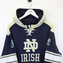 Load image into Gallery viewer, NCAA NOTRE DAME Fighting Irish Hoodie Navy Blue | Large
