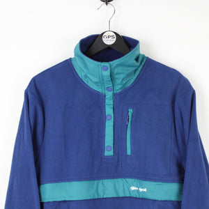 Mens GIO GOI 1/4 Fleece Blue | Medium