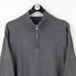 TOMMY HILFIGER 1/4 Zip Sweatshirt Grey | XXL