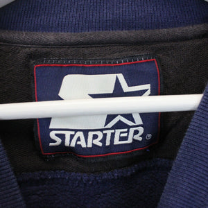 MLB STARTER 90s Cleveland INDIANS Sweatshirt Navy Blue | XL