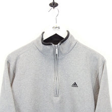 Load image into Gallery viewer, ADIDAS 1/4 Zip Sweatshirt Grey | Medium
