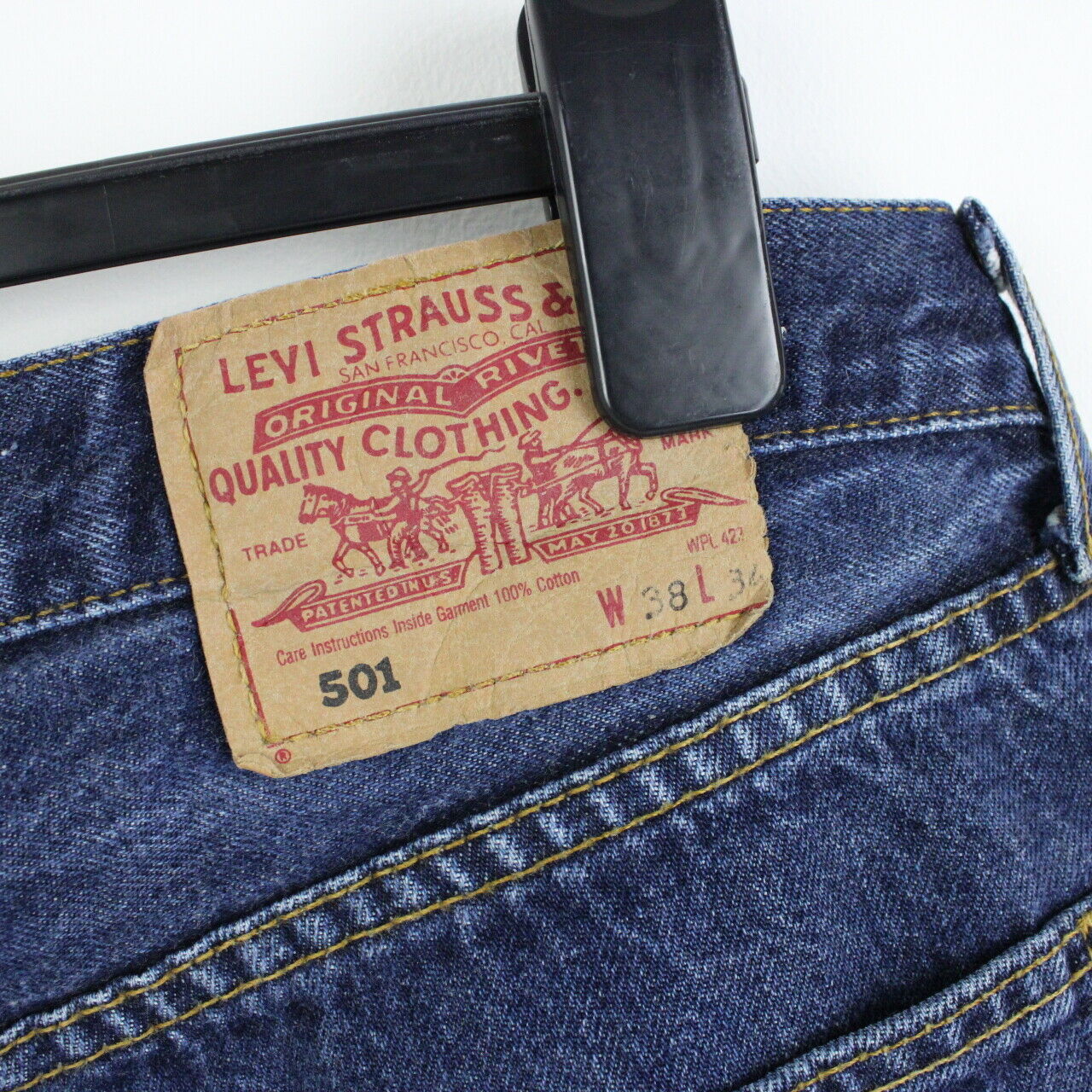 LEVIS 501 Jeans Dark Blue | W37 L34