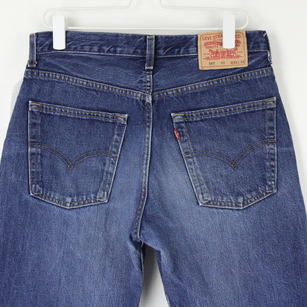 Mens LEVIS 582 Jeans Dark Blue | W33 L32