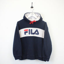 Load image into Gallery viewer, Womens FILA Hoodie Navy Blue | Medium
