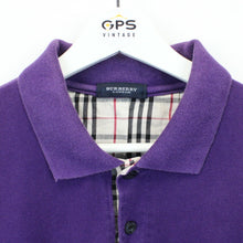 Load image into Gallery viewer, BURBERRY 00s Polo Shirt Purple | Medium
