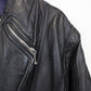 Biker 80s Leather Jacket Black | Medium