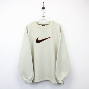 NIKE 90s Sweatshirt Beige | XL