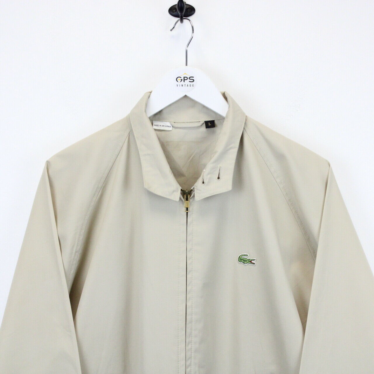 LACOSTE 90s Harrington Jacket Cream | Large