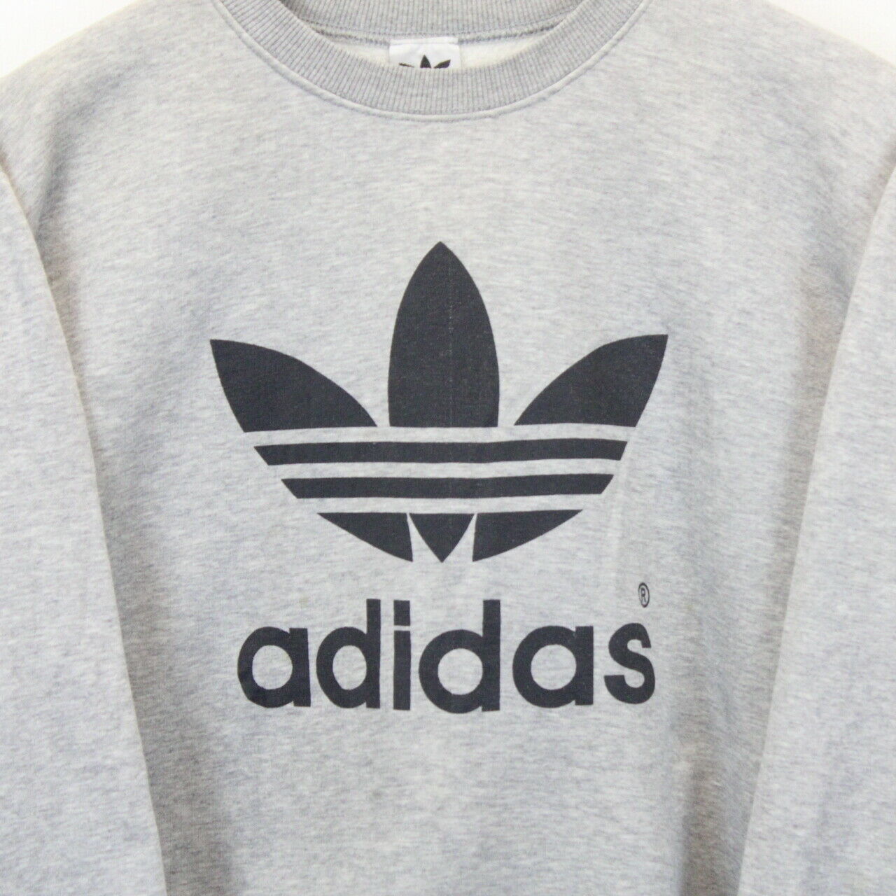 Womens ADIDAS 90s Sweatshirt Grey | Small