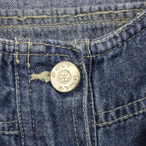 Womens 90s Dress Blue | Medium