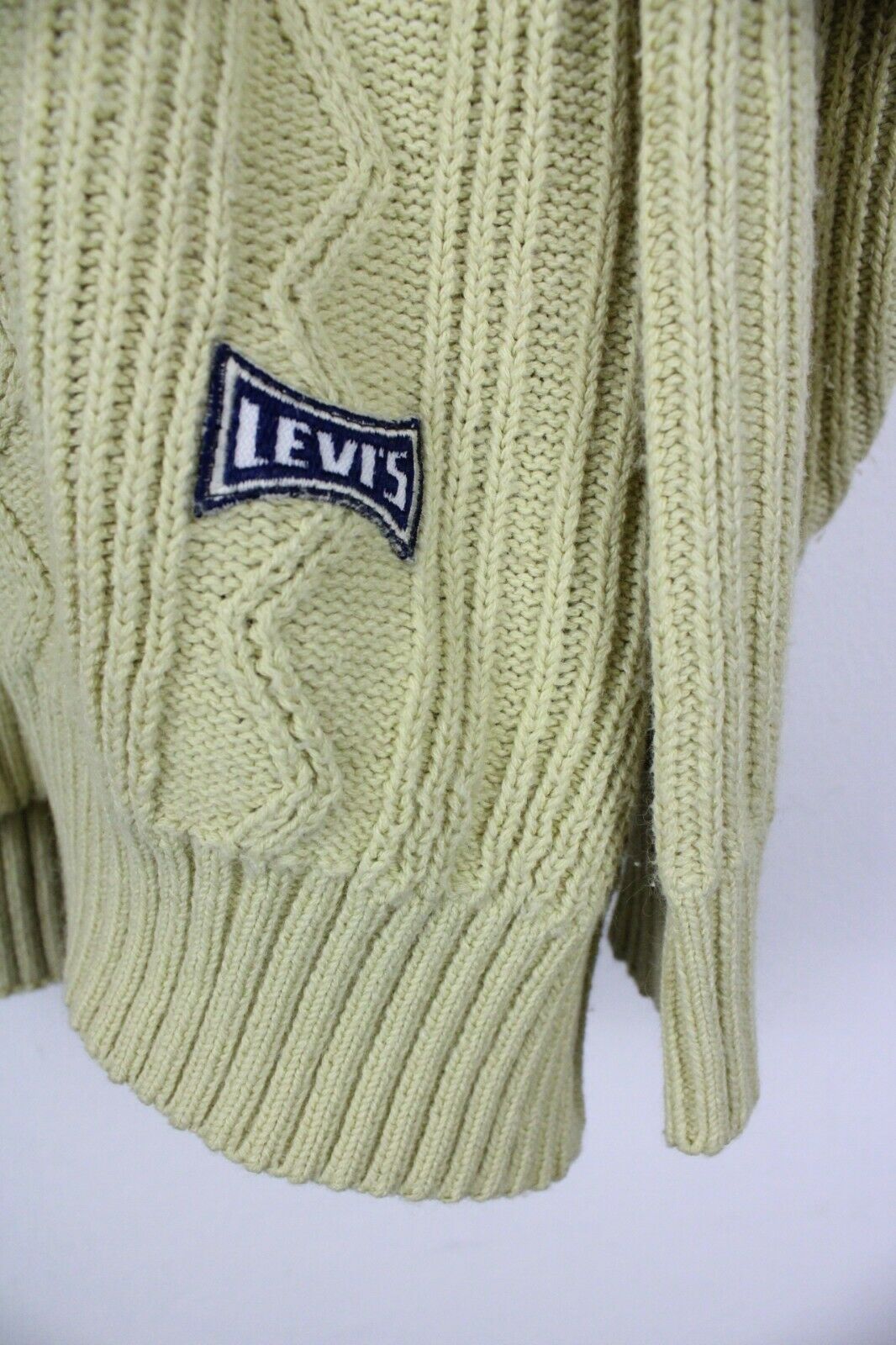 LEVIS Knit Sweatshirt Beige | XL