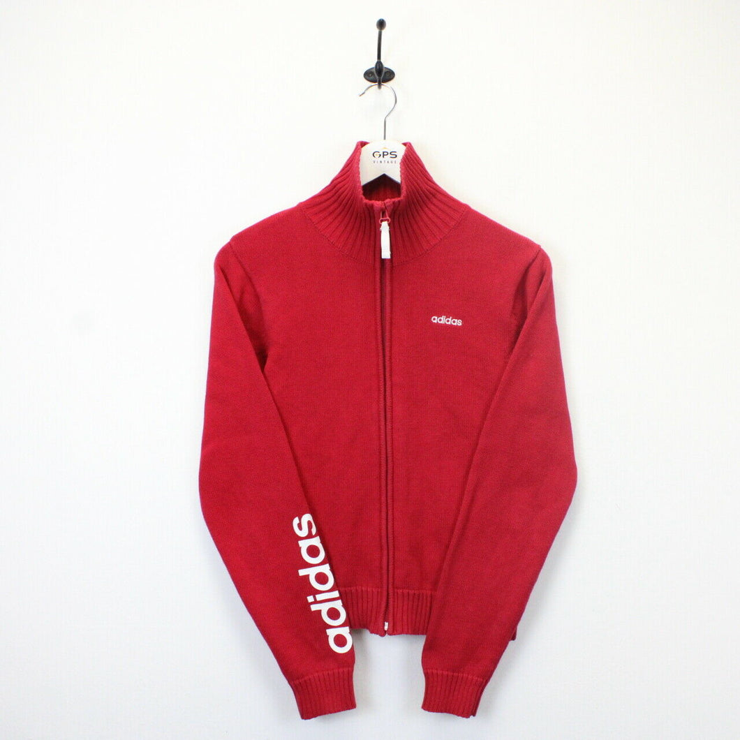 Womens ADIDAS 00s Knit Sweatshirt Red | XS