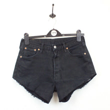 Load image into Gallery viewer, Womens LEVIS 501 Shorts Black | W30
