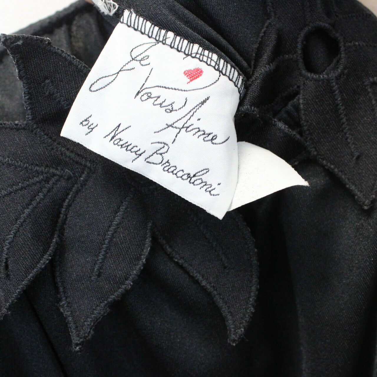 Womens 80s Dress Black | Small
