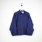 Vintage 90s NIKE Track Top Jacket Navy Blue | Medium