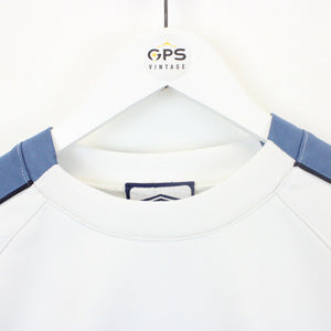 UMBRO 00s Sweatshirt White | Medium