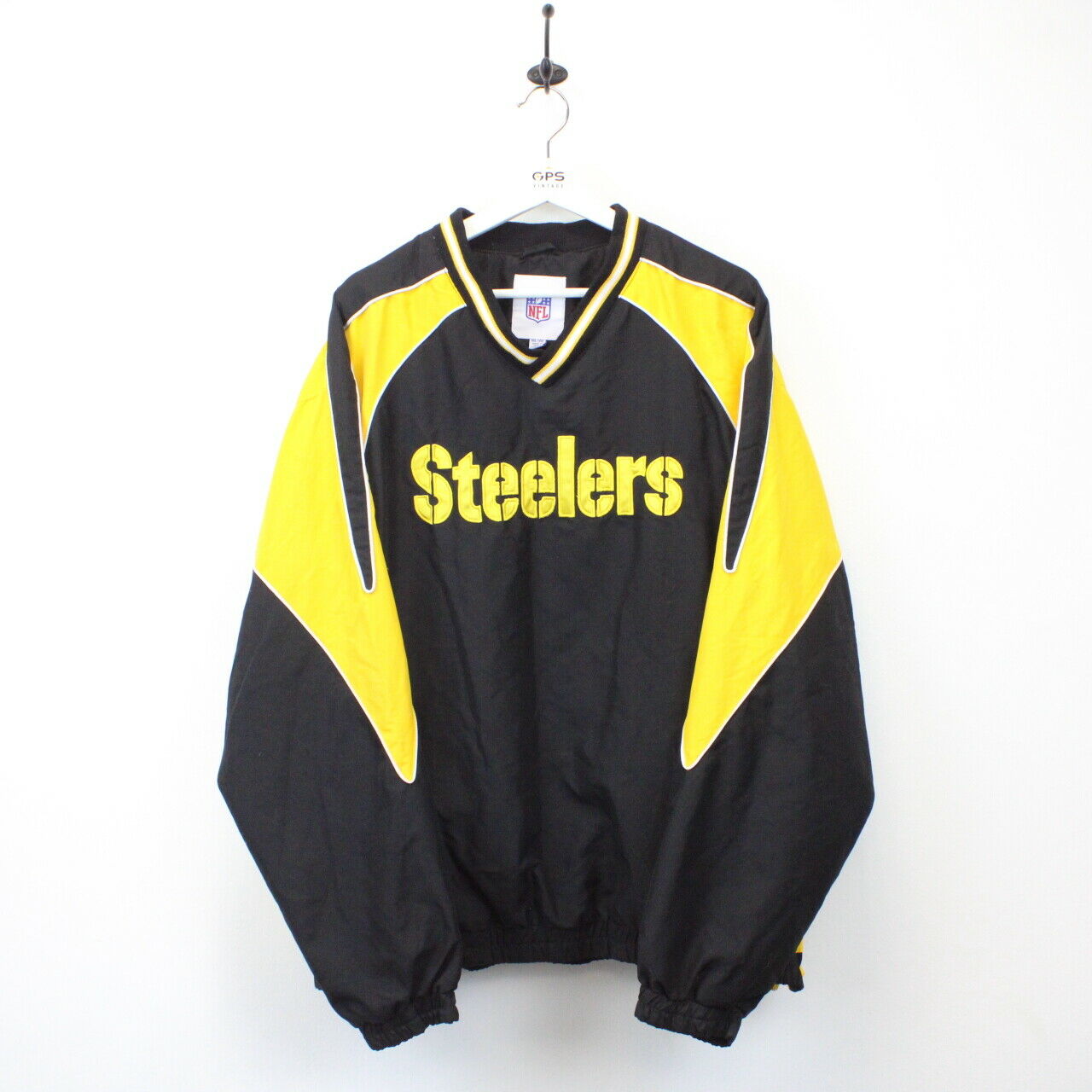 NFL 00s Pittsburgh STEELERS Jacket Black | XXL