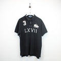 RALPH LAUREN Polo Shirt Black | XXL
