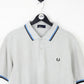 Mens FRED PERRY Polo Shirt Grey | XL