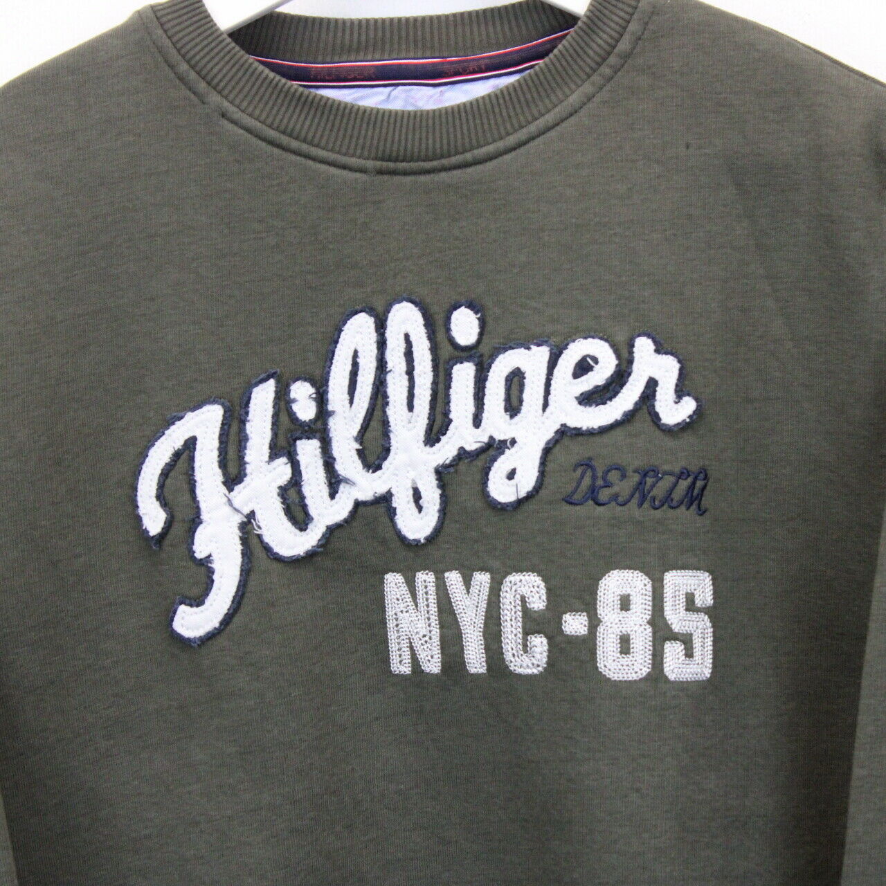 TOMMY HILFIGER Sweatshirt Green | Medium