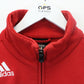 ADIDAS 00s 1/4 Zip Sweatshirt Red | Medium