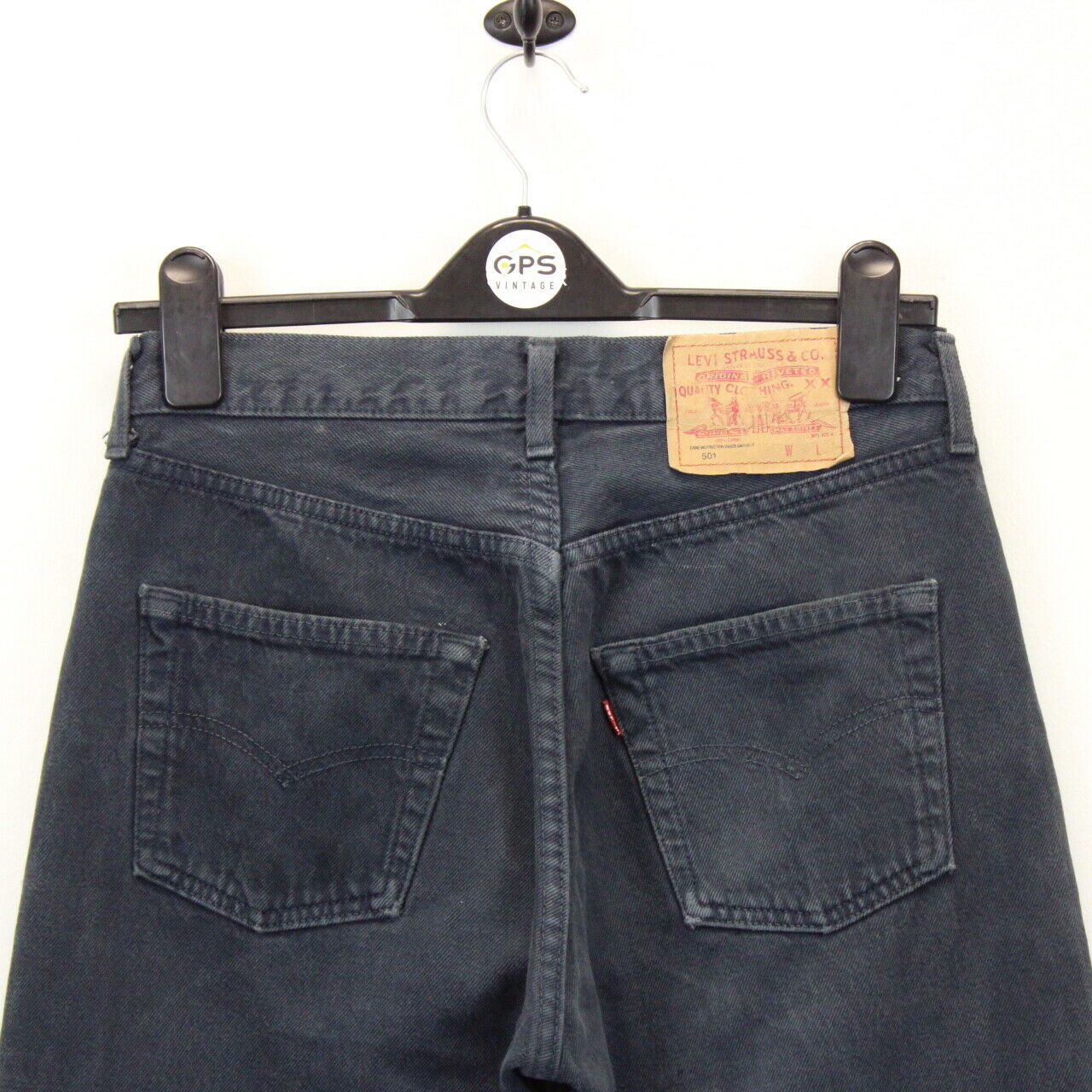 Womens LEVIS 501 Jeans Dark Grey | W29 L32